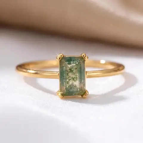 Minimalist Temperament Artificial Crystal Decor Ring, Fashion Accessories for Women, Trendy Versatile & Exquisite Jewelry for Birthday Gift, Vintage Ring, Beautiful Rings