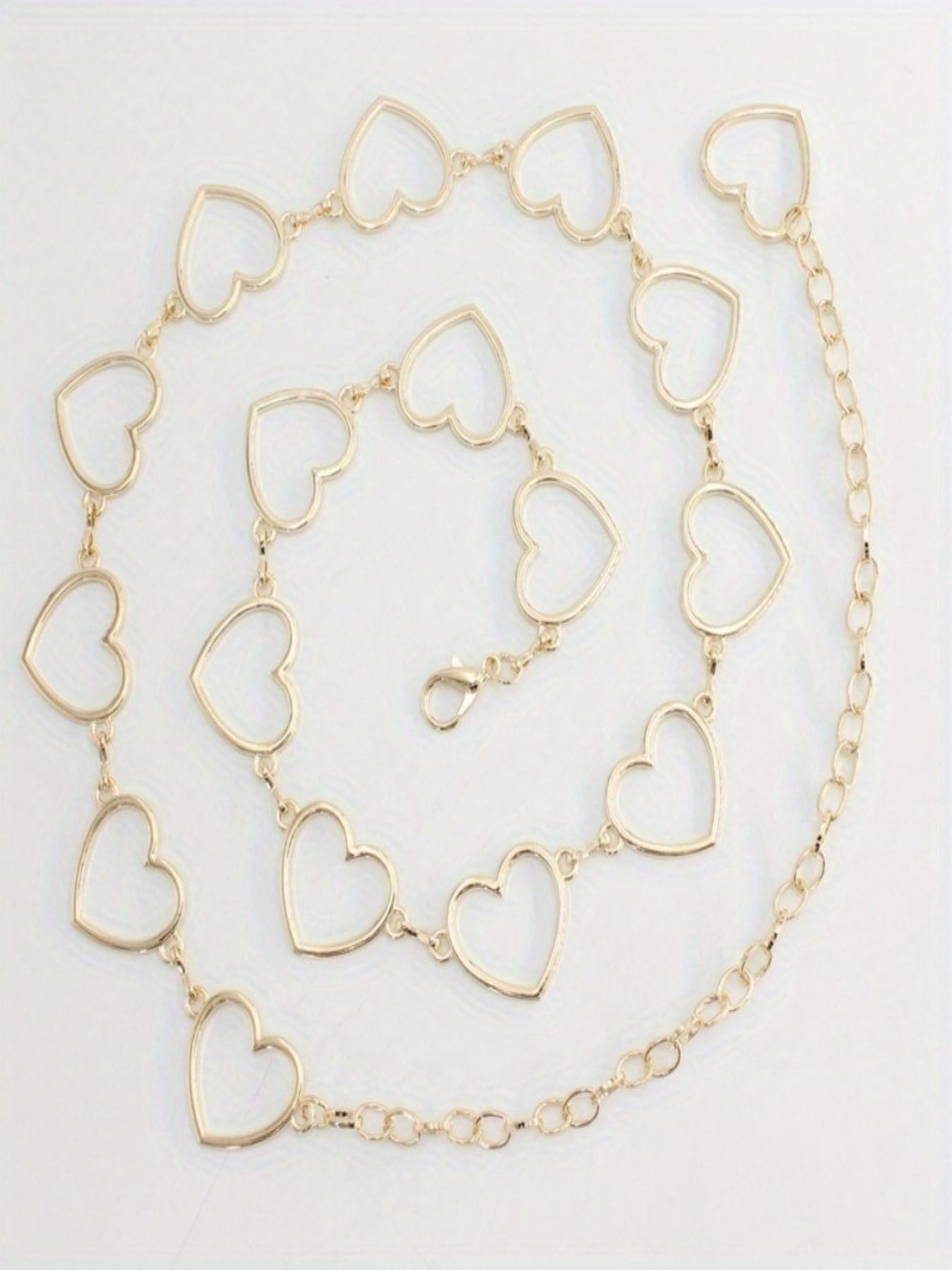 New Ladies Belt, Fashion Love Decoration Ladies Belt, Multi-functional Metal Hook Ladies Belt Chain, GM469