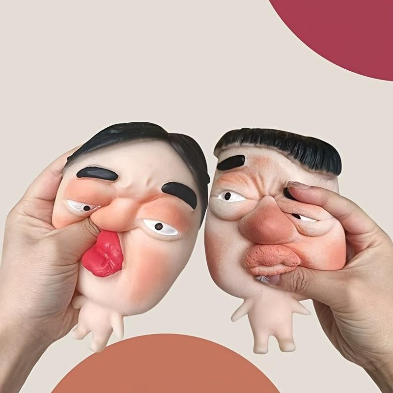 Creative Squishy Doll Toy, Funny Squishy Puppet Gift, Perfect for Office, Home, Party, Birthday, Prank Play, Da-Fp-H1 Model