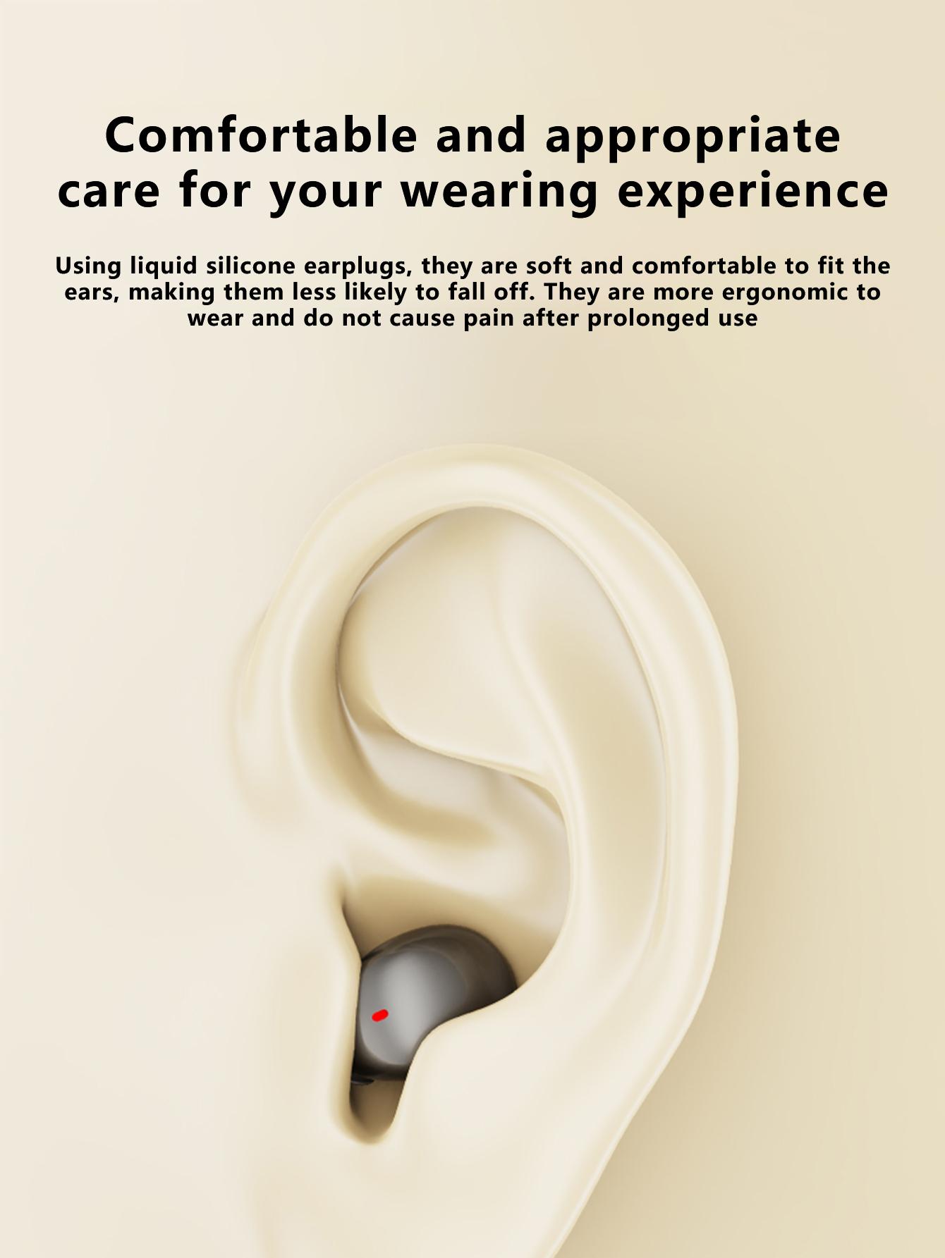 Mini Invisible Bluetooth-Compatible Earbuds for iOS & Android, True Wireless In-Ear Headphones for Sports & Active Lifestyle, Audio Wireless Earbuds, Cool Gadgets