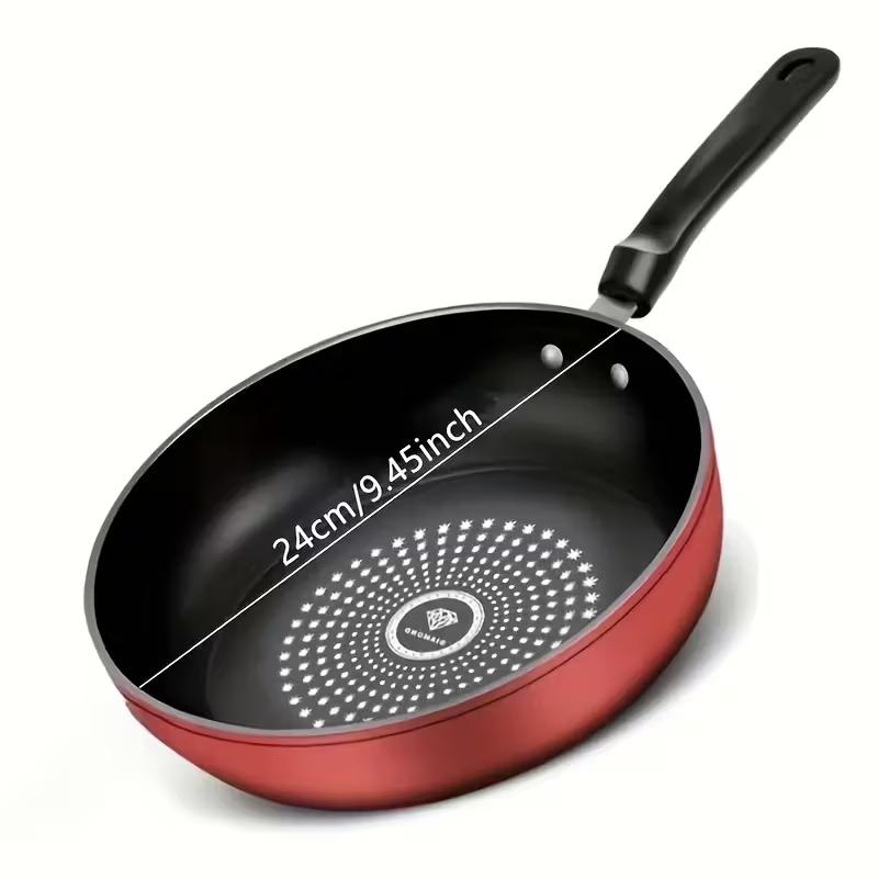 Cast iron non-stick frying pan, dishwasher washable, lightweight smokeless frying pan, suitable for gas stoves and flat stoves, suitable for frying steaks, pancakes, and making breakfast