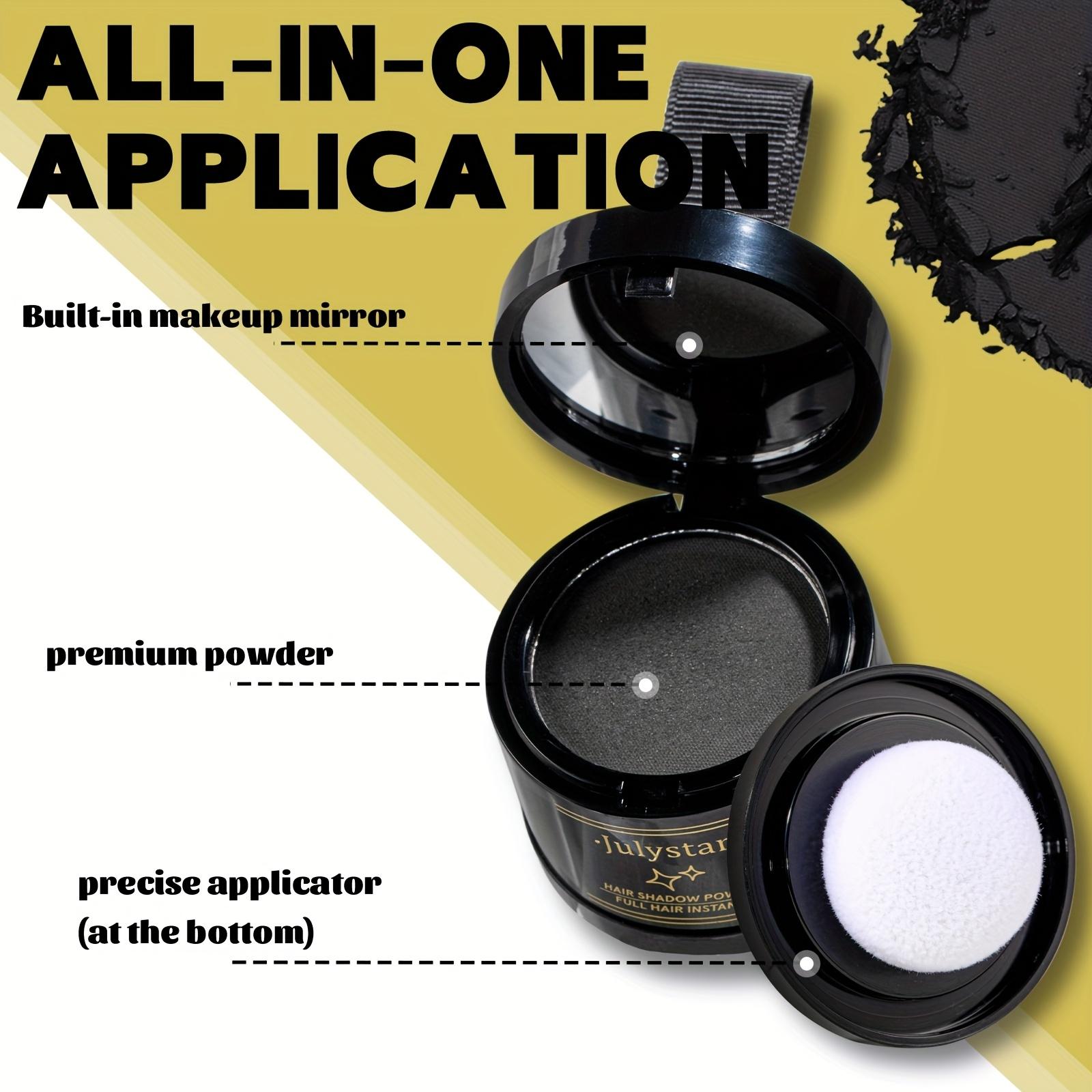 Hairline Powder for Coverage, Root Touch Up Hair Color, Fill in Fine or Thinning Hair, Bald Spot Concealer for Women & Men