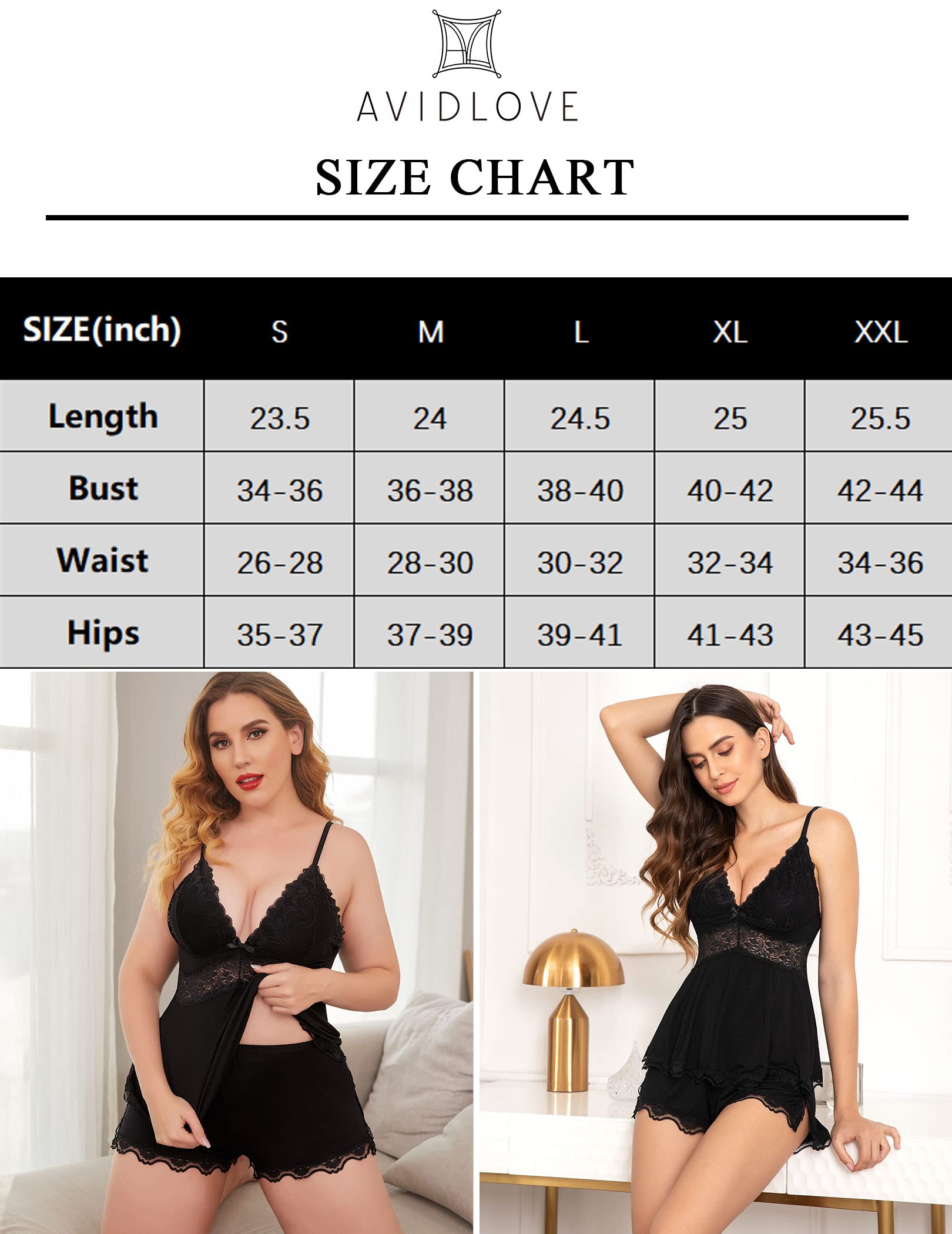 Avidlove Women's Elegant Camisole Set with Floral Lace Cups & Adjustable Spaghetti Straps Soft Modal Fabric Pajama Set for Holiday & Daily Wear Casual Drawstring Pajamas Set Avidlove Women's Elegant Camisole Set with Floral Lace Cups & Adjustable Spaghetti Straps Soft Modal Fabric Pajama Set for Holiday & Daily Wear Casual Drawstring Pajamas Set