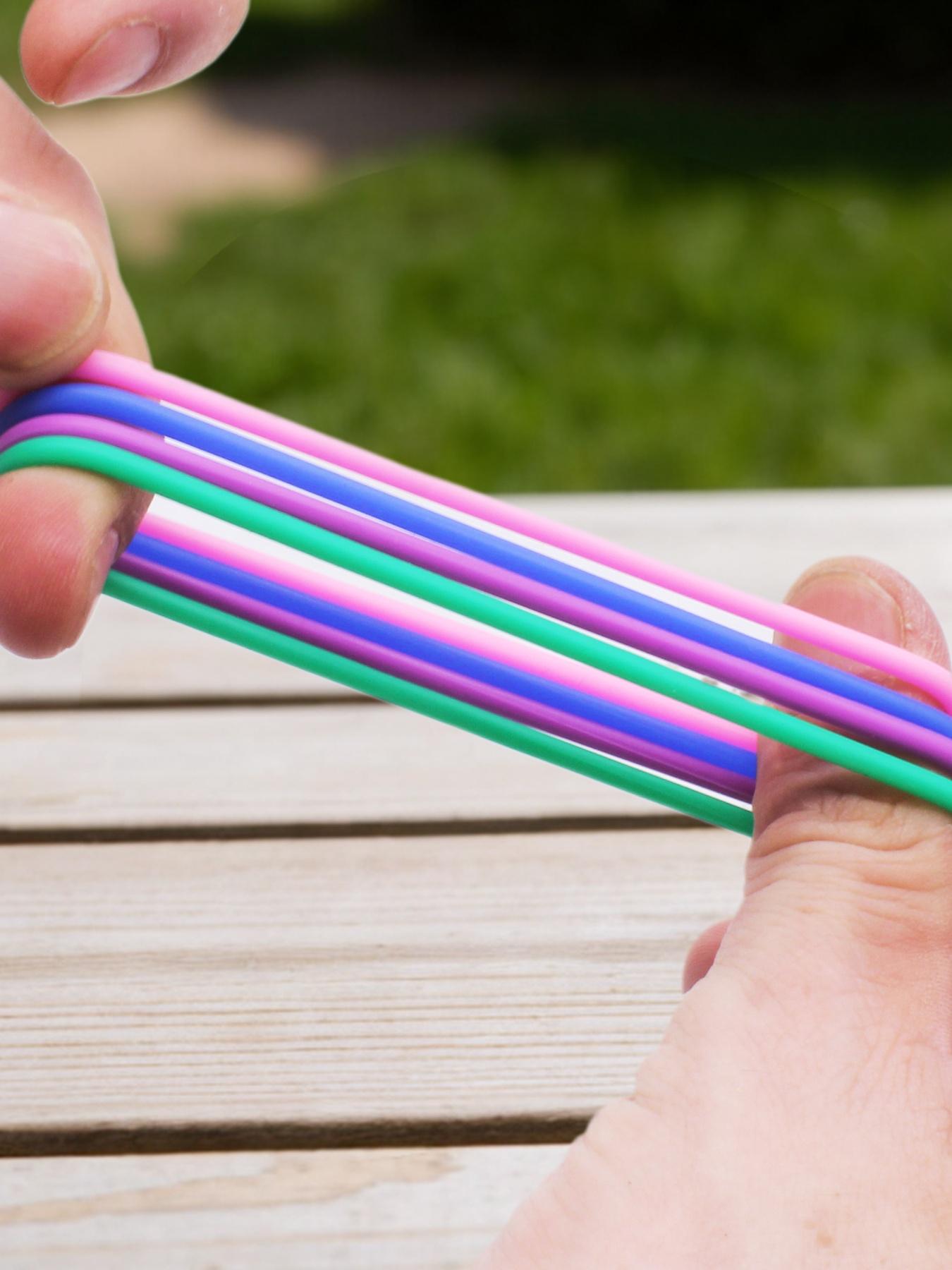 6pcs Small Round Solid Silicone Bracelets, Candy Color Versatile Fashionable Durable Elastic Wristbands, Daily Wear and Gift