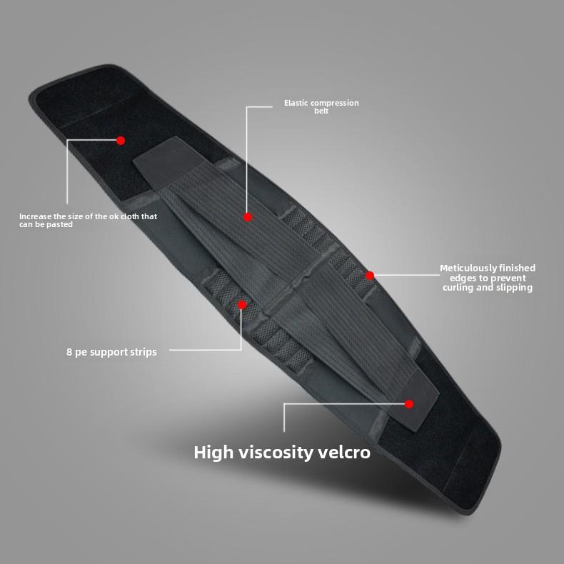 Fitness Sports Waist Belt Support Pressurized Men and Women Waist Support Basketball Squat Weightlifting Waist Protection Twist Core Ab Exercise Machine