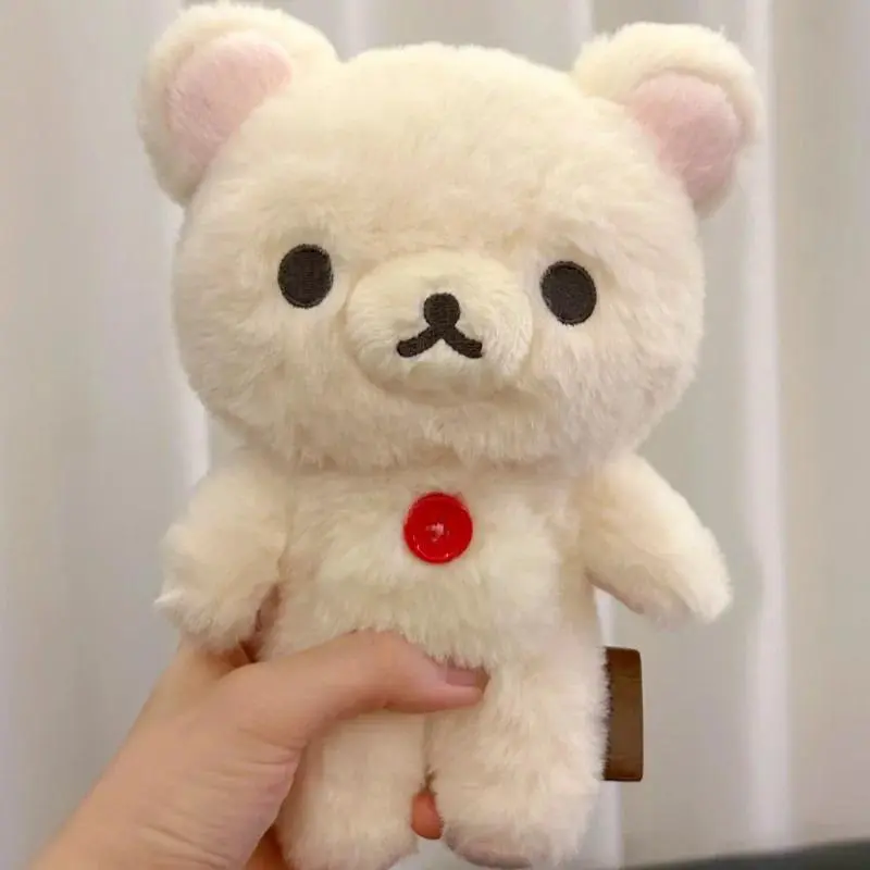 20cm Rilakkuma Plush Doll Long Haired Series Super Soft Kawaii Cartoon Bear Cute Stuffed Animal Basic Style Kids Gift