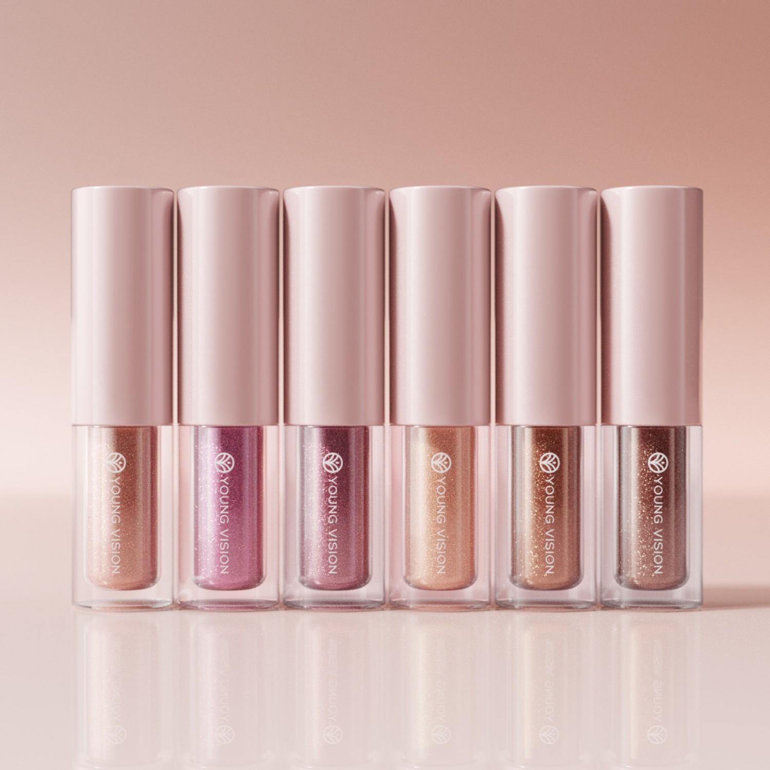 YOUNG VISION Liquid Eyeshadow, Fall Winter Warm Tone, Lightweight Long-Lasting Formula, Deep Eye Shadow Effect, Cosmetics