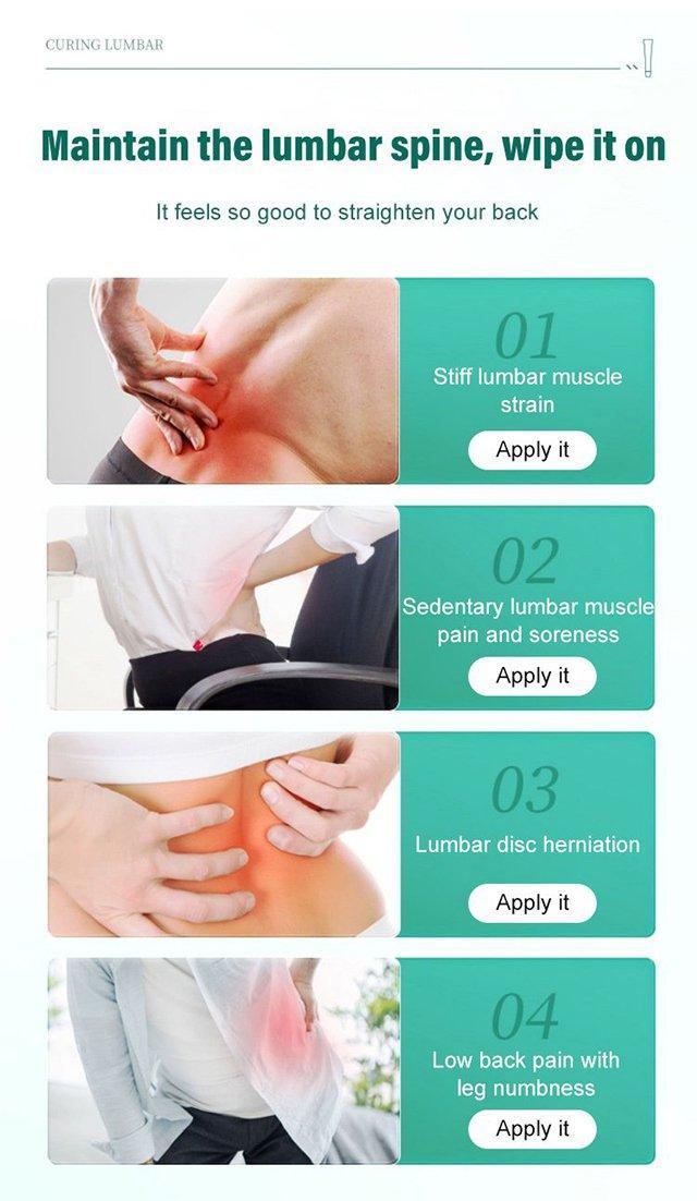 Lumbar Spine Relief Cooling Compress Gel for Soothing Comfort