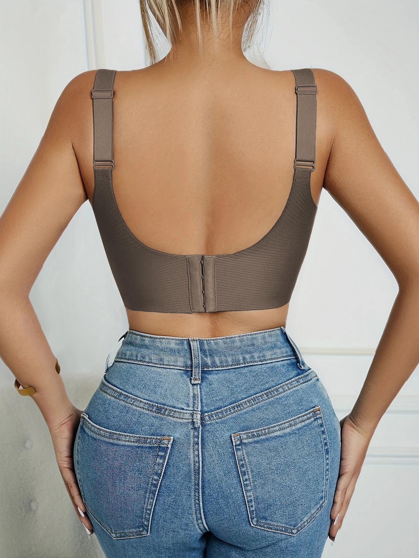 Women's Wireless Bra Set, Seamless Medium Support, Adjustable Straps, Comfortable Breathable Fabric, Casual Style, All Seasons Wear