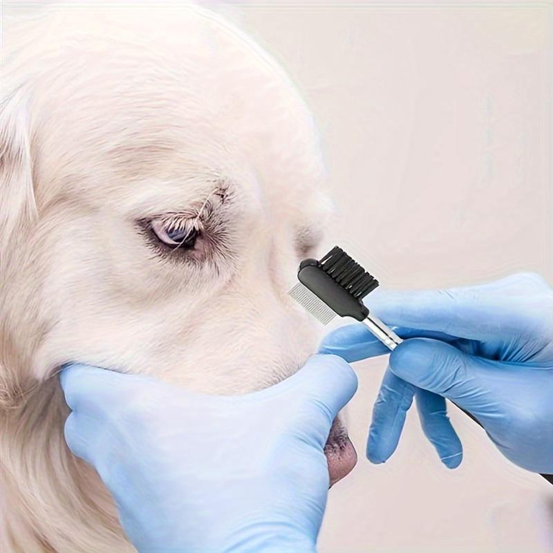 1pc Double-Ended Pet Grooming Comb Tool - Perfect For Removing Tear Stains From Dogs & Cats! Removal