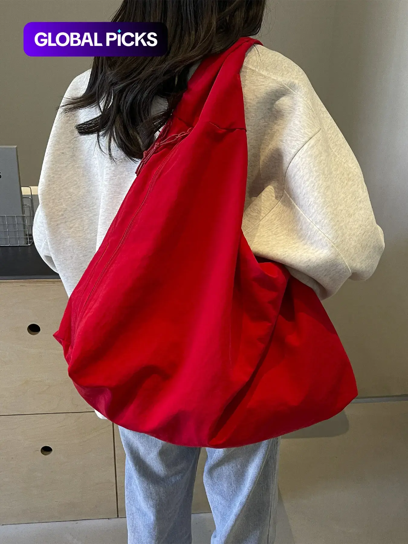2026 School Season, Fashionable Crossbody Shoulder Bag, Geometric Pattern, Large Capacity, Multi-Pocket, Casual Style, All Seasons, Crossbody Bags #GLOBAL PICKS