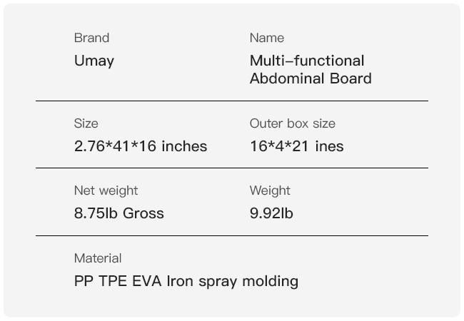 UMAY Pilates Board with Yoga Socks - Pilates Equipment Set, Multifunctional Foldable Home Pilates Board, 5-in-1 Pilates Skateboard，Summer wins