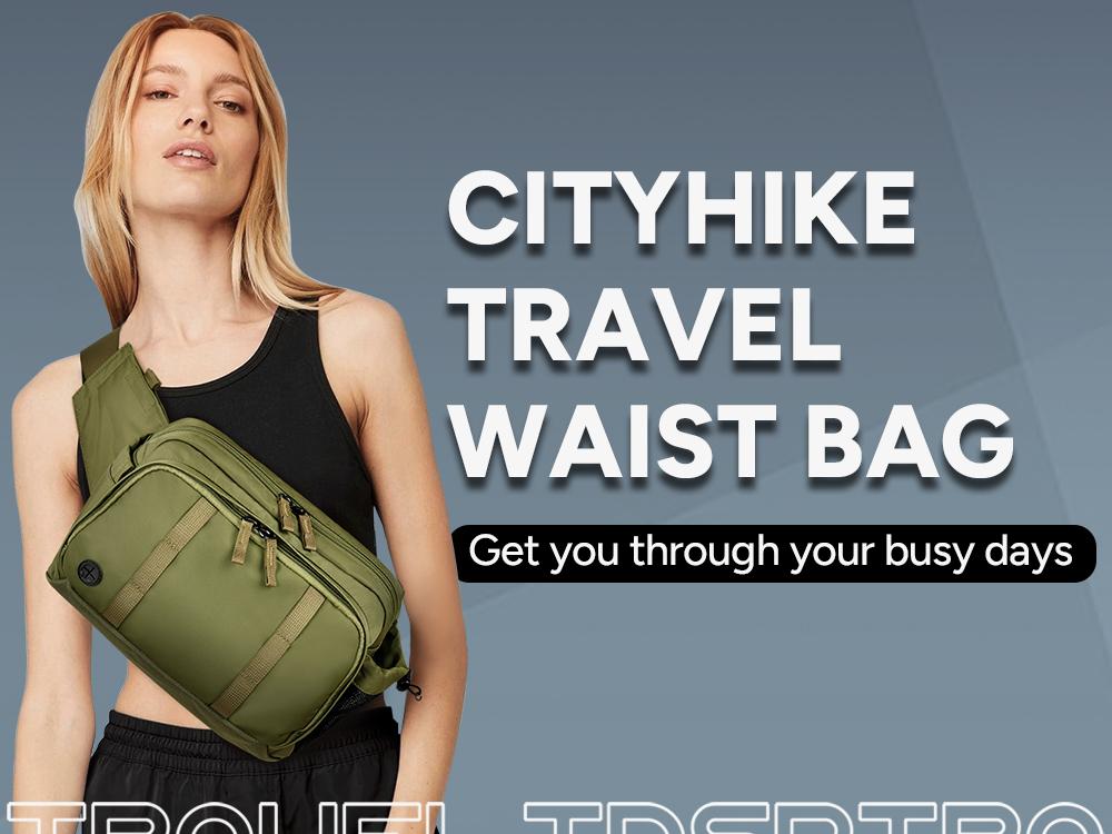 travel inspira Waist Pack Bag Fanny Pack for Men&Women Hip Bum Bag with Adjustable Strap for Outdoors