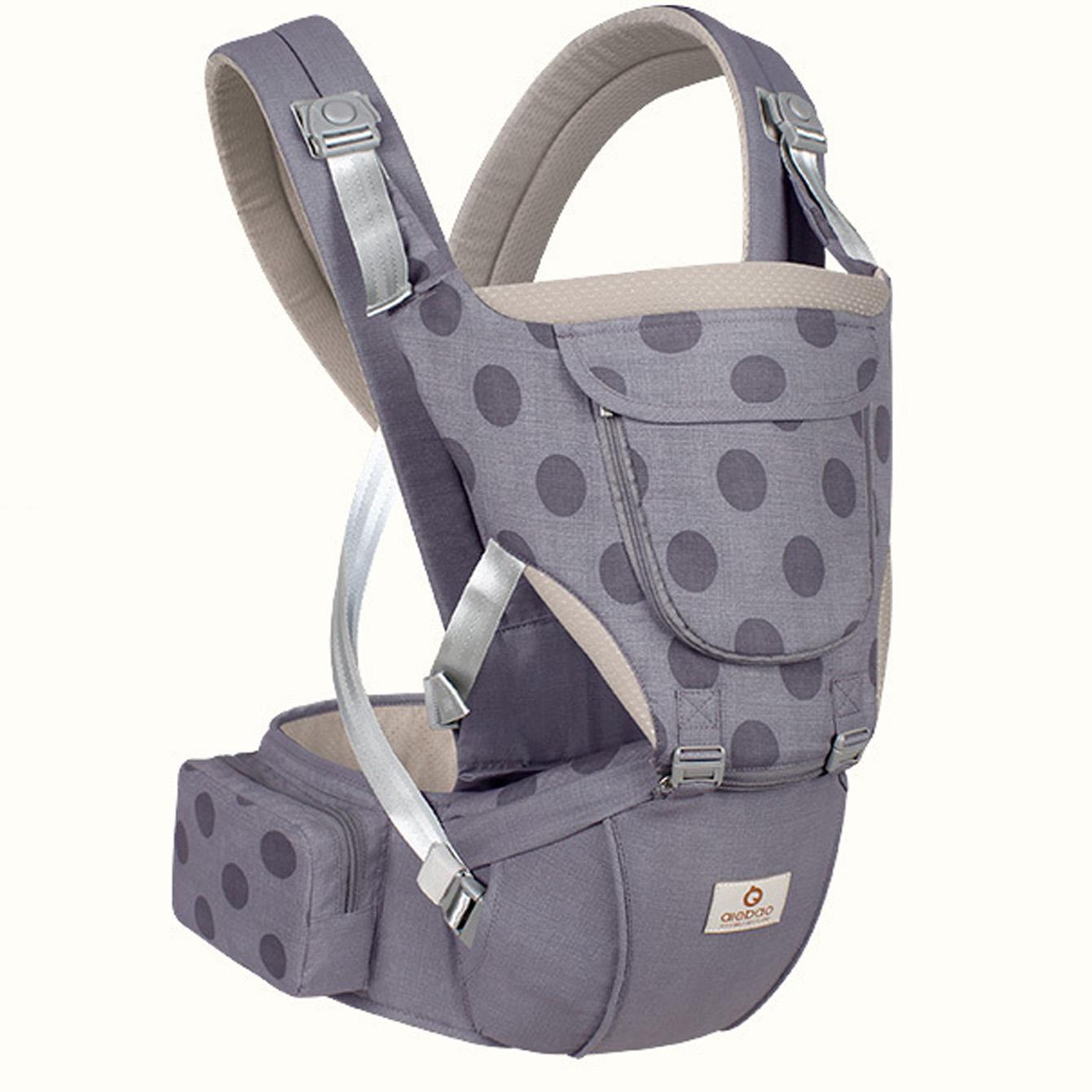 Baby Carrier Comfortable Newborn Backpack Ergonomic Infant Wrap Carrier Head Support 4-In-1 Convertible Baby Back Carrier Gift