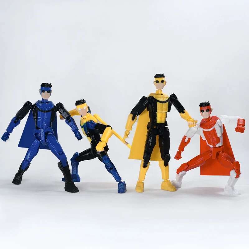 3D Printed Action Figures Invincible 3.0 Superheroes Anime Multi-Jointed Shapeshift Toys Mannequin Model Ornaments Kids Gifts 3D Printed Action Figures Invincible 3.0 Superheroes Anime Multi-Jointed Shapeshift Toys Mannequin Model Ornaments Kids Gifts