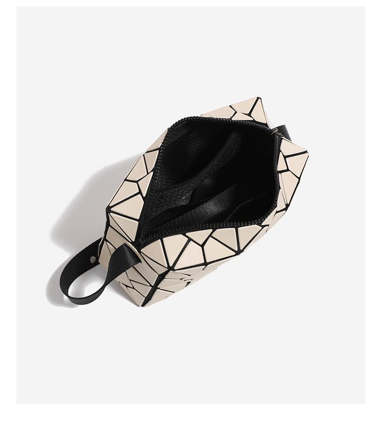 New Summer Autumn Trendy Unique Design Geometric Rhombus Cupid Small Square Bag, Versatile Single Shoulder Crossbody Underarm Bag