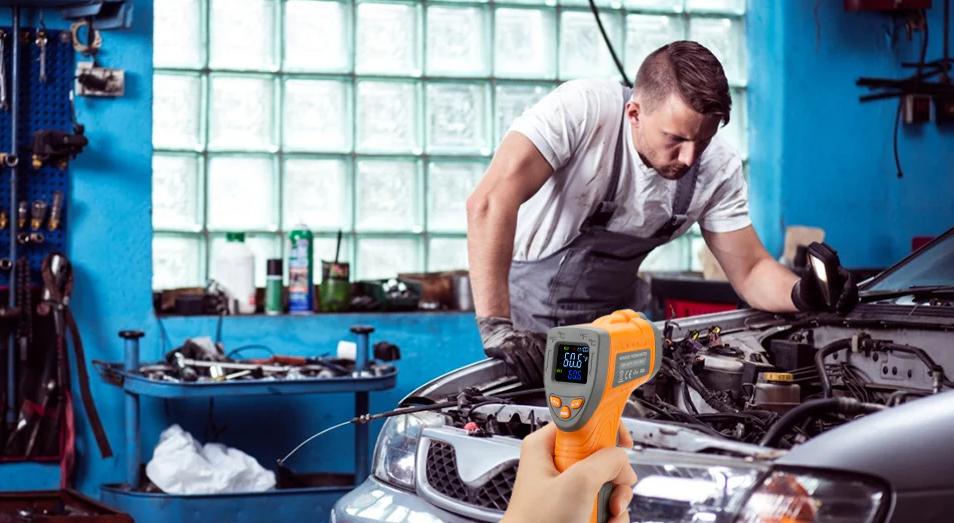 Inkbird infrared thermometer gun, digital infrared thermometer gun, suitable for food, cooking, barbecue, kitchen utensils, Grill Gadgets Measuring