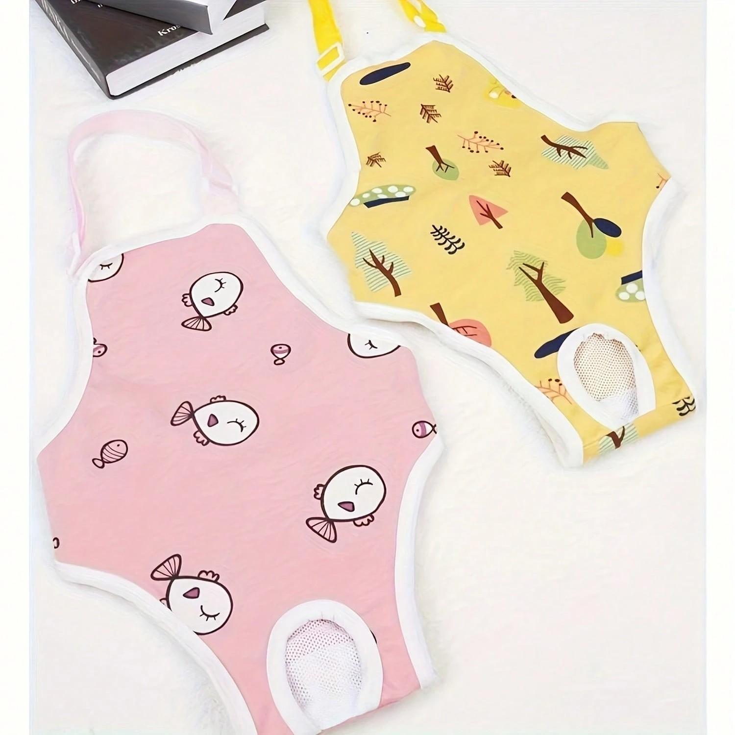 Washable dog diaper - Reusable dog menstrual clothing with breathable mesh design, comfortable fit, suitable for all types of dogs during their menstrual period, exclusively for female dogs, made of polyester fiber material