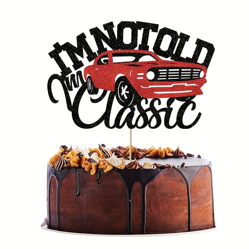 1 car-themed cake decoration topper