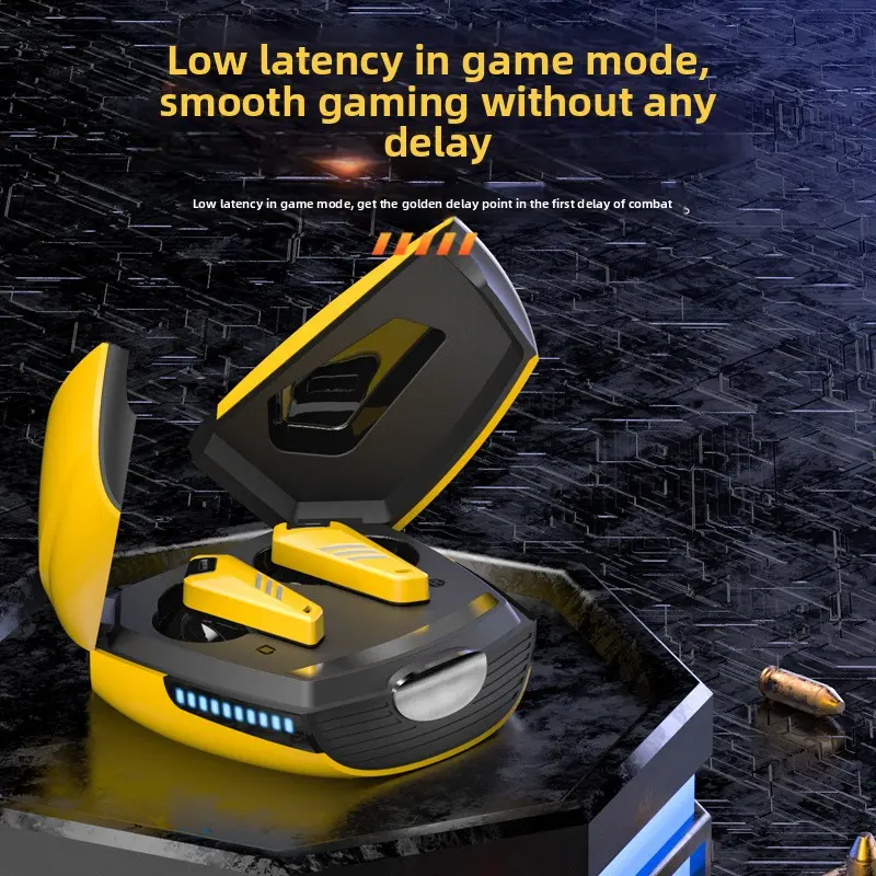 Private model YX07 wireless Bluetooth headset for gaming, single or dual ear, low latency TWS Bluetooth headset for cross-border use