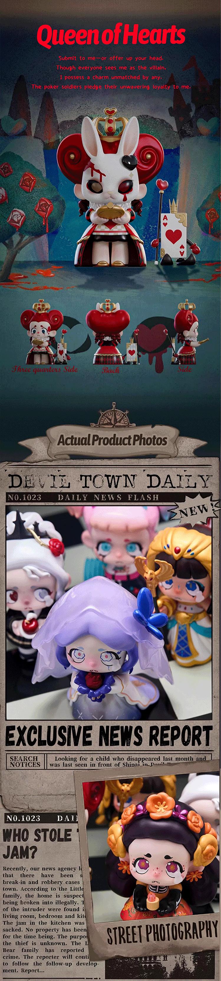 CALEMBOU Kasa Not a Villain Series Anime Blind Box, Cute I'm Not A Clown Series Blind Box Figure for Desktop Ornament Collectable PVC Figure for Halloween Christmas Gifts