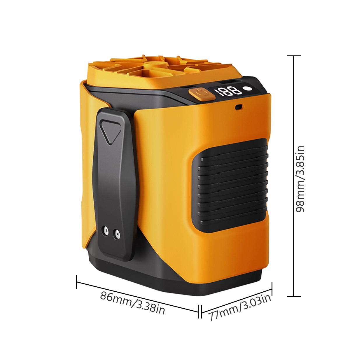 Portable Waist Fan Under Shirt Rechargeable 5000mAh Powerful Wind for up to 24 Working Hours Personal Cooling Fan Mini Hands-Free Fan With Flashlight for Outdoor & Travel Orange Portable Waist Fan Under Shirt Rechargeable 5000mAh Powerful Wind for up to 24 Working Hours Personal Cooling Fan Mini Hands-Free Fan With Flashlight for Outdoor & Travel Orange