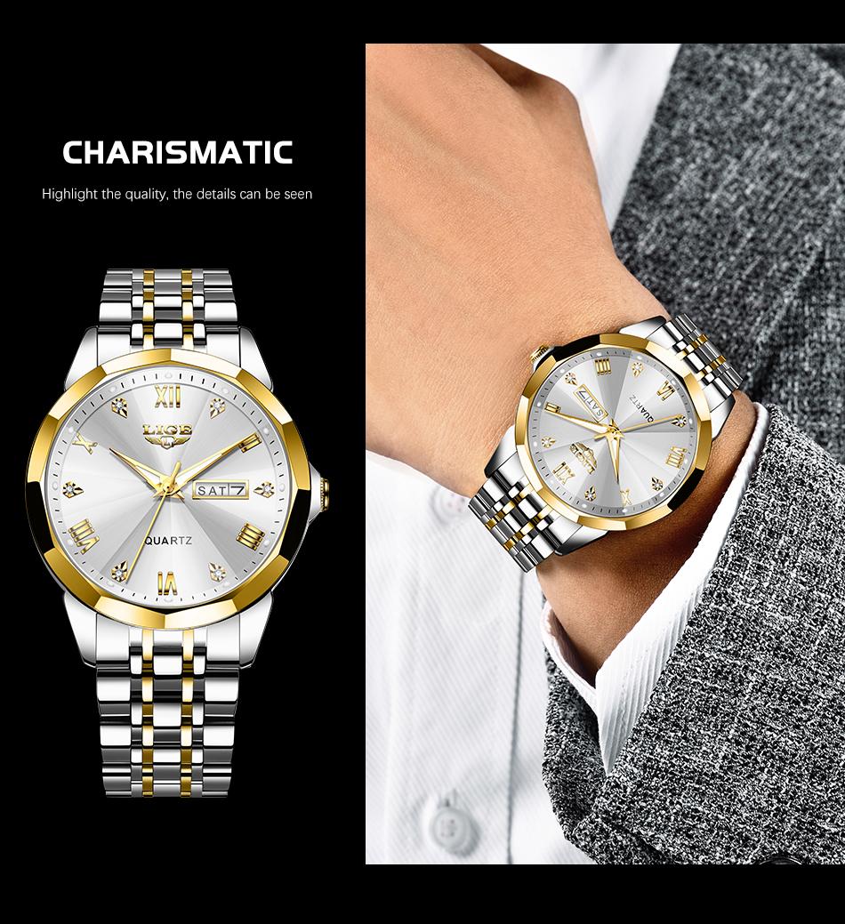 A sleek and timeless men's watch, perfect for any business occasion or style s k original mei black blue