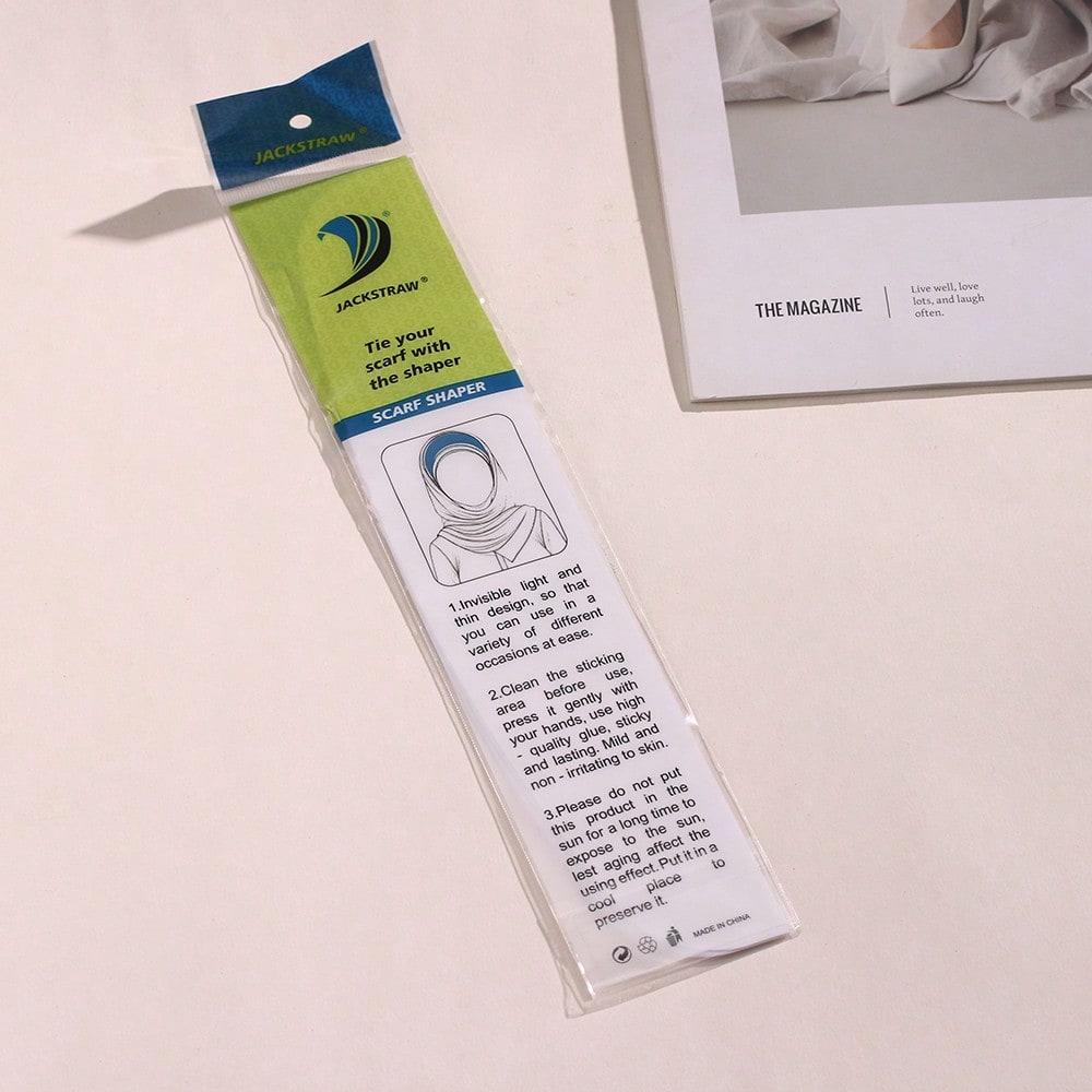 6pcs scarf shaper hijab tape Fixed Sticker Anti-Slip Stickers