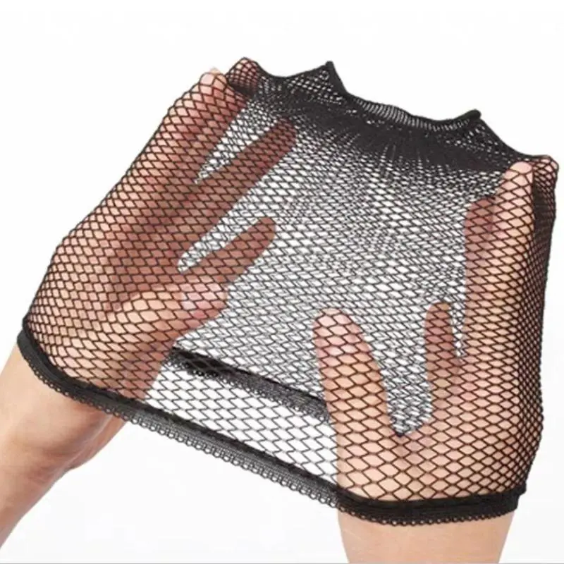 Wholesale Black Snood Nylon Hairnet Materials For Wigs Making Streching Elastics Mesh Cap For Women Wig Liner Accessories