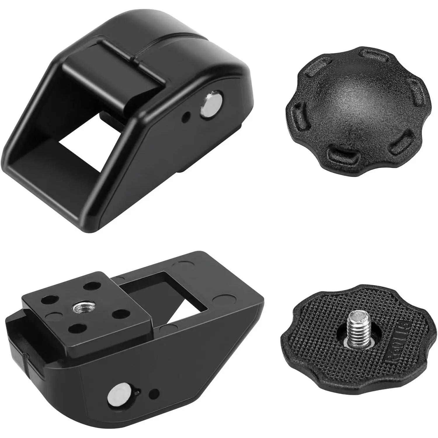 Football Helmet Thumb Screw & Chin Strap Cam Loc Housings, Riddell Speed-Flex Fix Parts for Youth Chin Strap Stabilization to Reduce Head Injury, Chin Strap Fix
