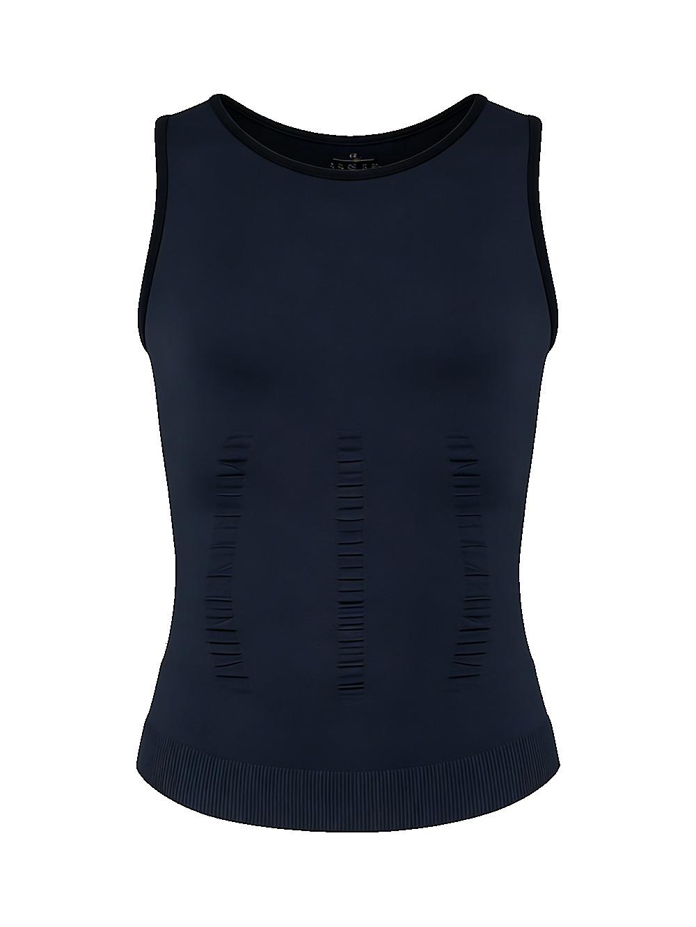 Mens Compression Shapewear Sleeveless Tummy Control Gym Fitness Soft Body Shaper Breathable Tank Top