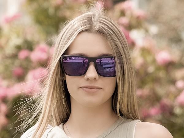 ZENOTTIC Simple Sunglasses for Everyday Use Double Beam Sun Protection Unisex Polarized Driving Sunglasses Lightweight Frame with UV Protection TR90 Memory Material Anti-Slip Design for Men & Women