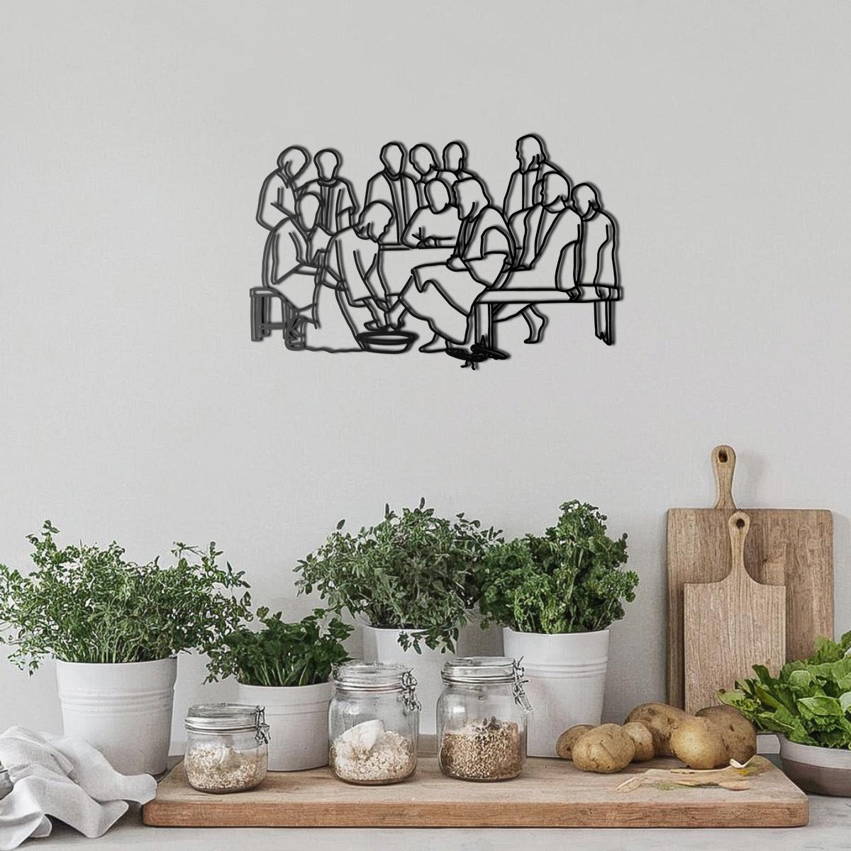 Jesus Cross Metal Wall Art 28.58x40cm Christian Religious Decor Easter Gift Laser Cut Hand Engraved Durable Home Office Church Restaurant Symbolism Hanging - Decorative