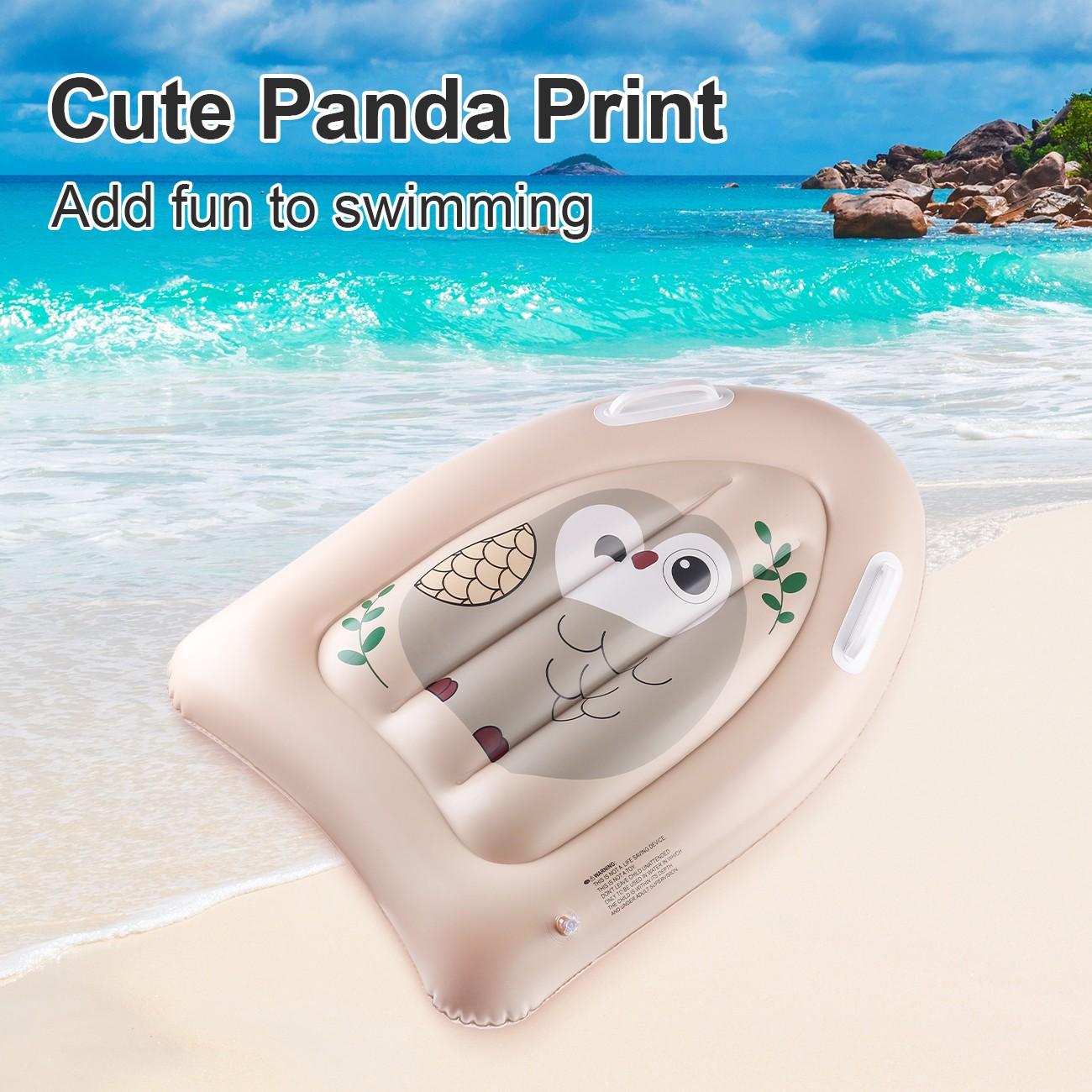 Inflatable Beach Skateboard with Handle, Inflatable Surf Board for Beach and Pool, Perfect for Water Sports and Fun Activities