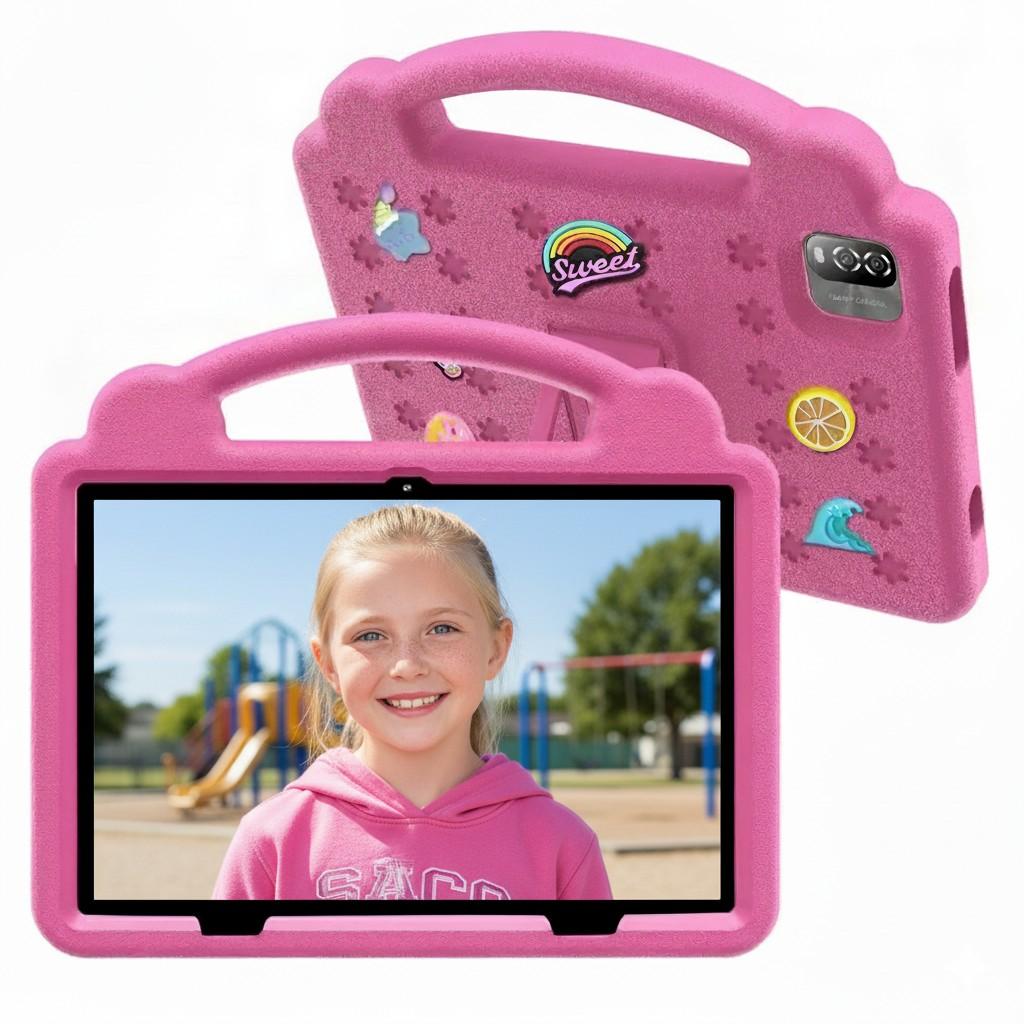 Toddler Tablet 10.1" WiFi Android Kids Learning Tablet, Parental Lock, Educational Apps, Kid-Proof Case with Handle, Q88 Model