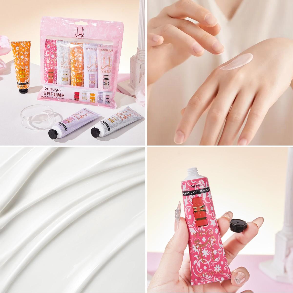 5 Counts/set Aromatherapy Hand Creams, Deep Moisturizing for Dry, Rough Hands and Fine Lines, Suitable for Daily Care