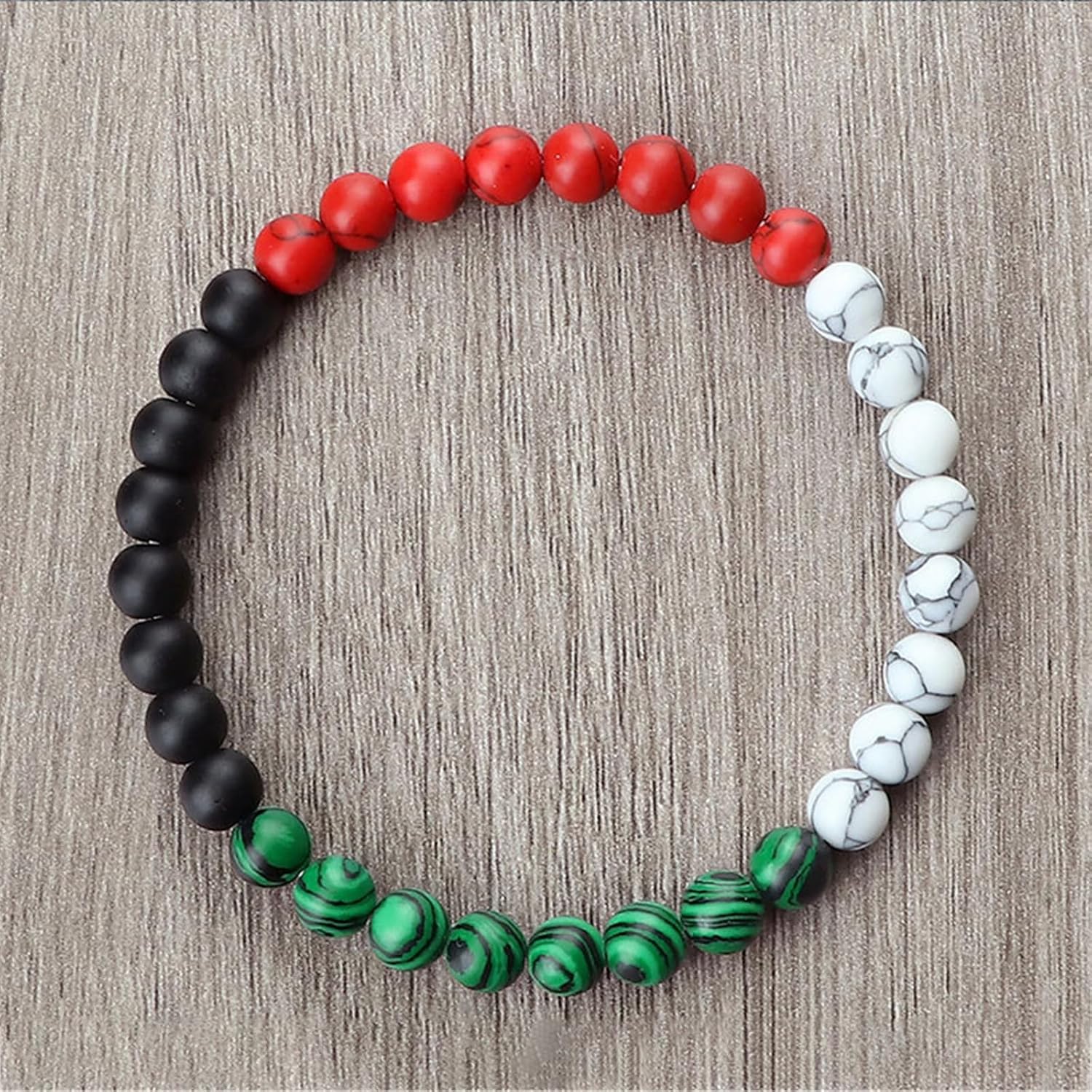 Palestinian Beaded Strand Bracelet - Free Palestine Beaded Bracelet for Men and Women, Support Palestinian Accessories Palestinian Beaded Strand Bracelet - Free Palestine Beaded Bracelet for Men and Women, Support Palestinian Accessories