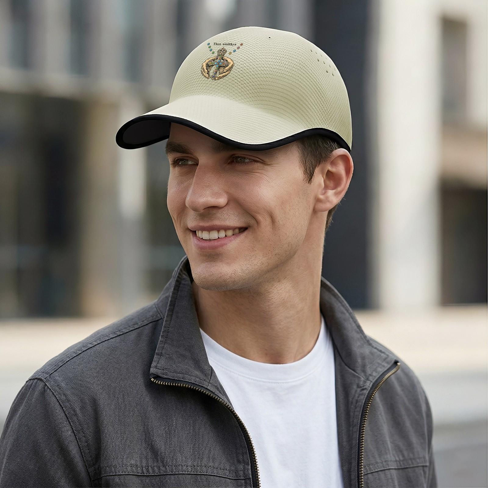 1 Pcs Foldable Graphic Trucker Cap, Breathable Quick Dry Adjustable Sun Hat for Hiking, Climbing, Golf & Outdoor Activities, Birthday Gift for Men & Women