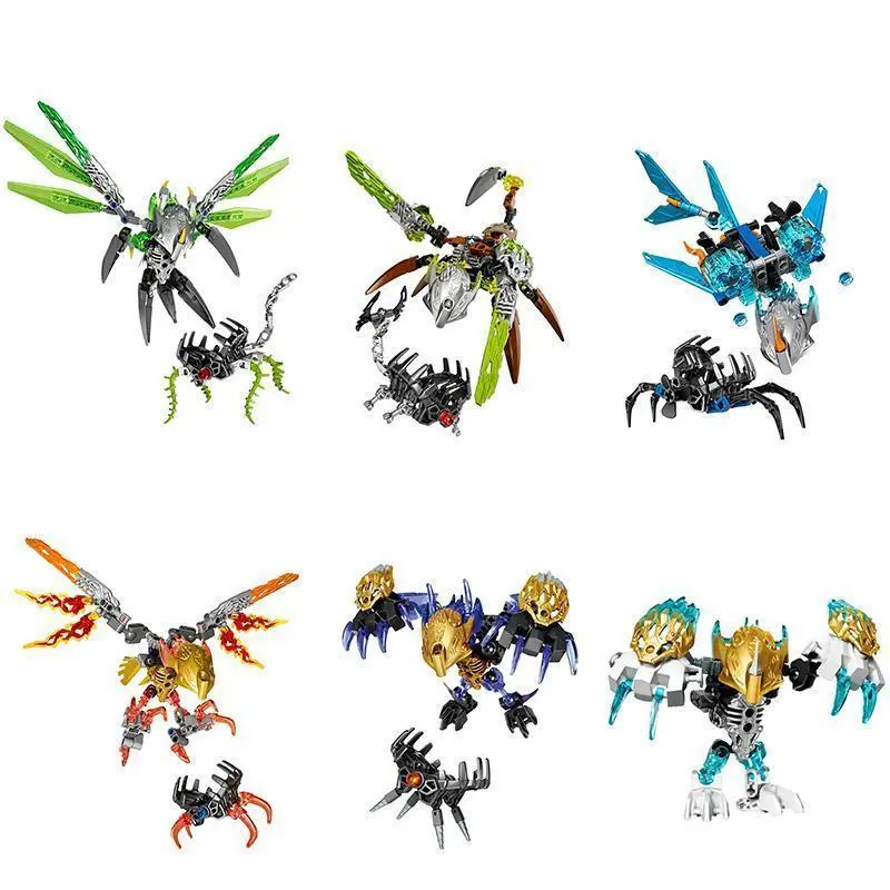 Superheroes Series Bionicle Creature Master of the Golden Mask Building Blocks Combined Robot Mecha Bricks Toys For Boys Gifts Popular toys 2026 Hot selling toys