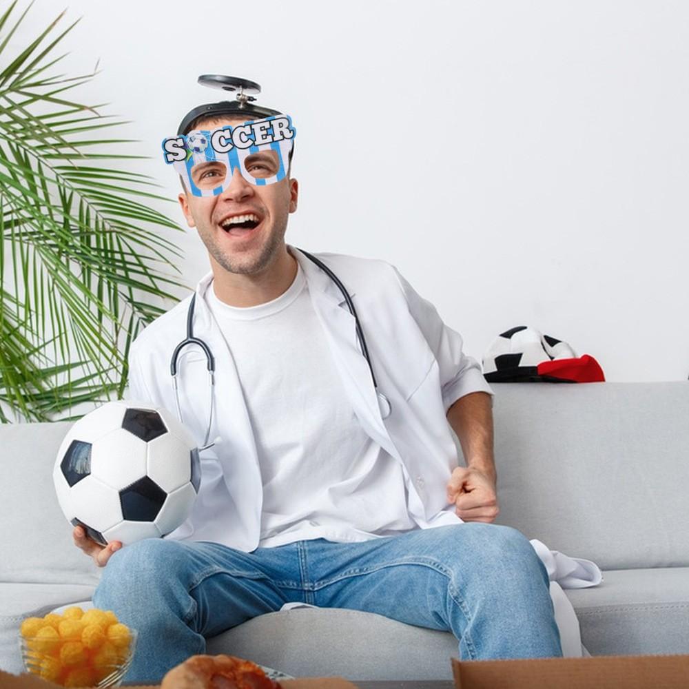 4pcs 2026 World Cup Fan Glasses, Football Theme Party Decorations, Cheerleading Props, Photo Booth Accessories, Model Xinghao Swl-2023101