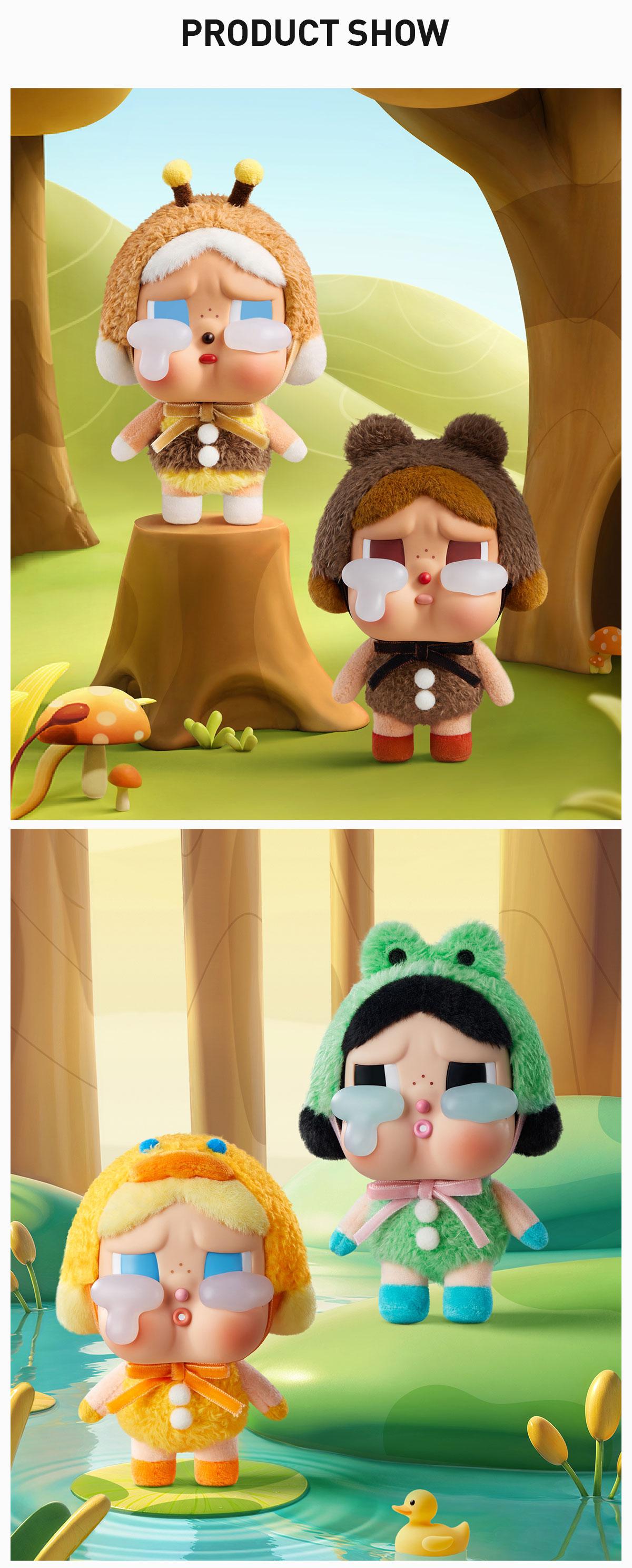 POP MART CRYBABY Crying Again Series-Vinyl Face Plush Blind Box, Mystery Box, Surprise Gift
