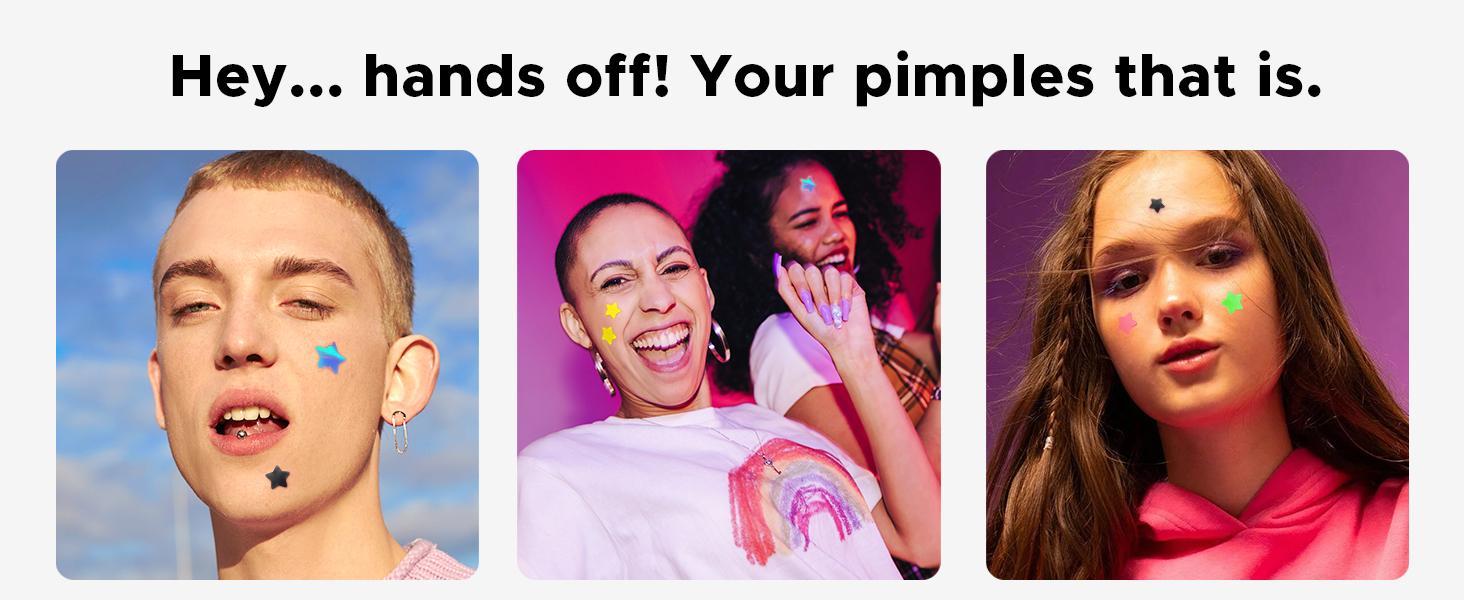 LitBear Gentle Pimple Patch, 168 Patches Star Pimple Patches with Tea Tree Oil & Centella Oil, Hydrocolloid Acne Patches for Face Cute Zit Patches Pimple Stickers Acne Dots