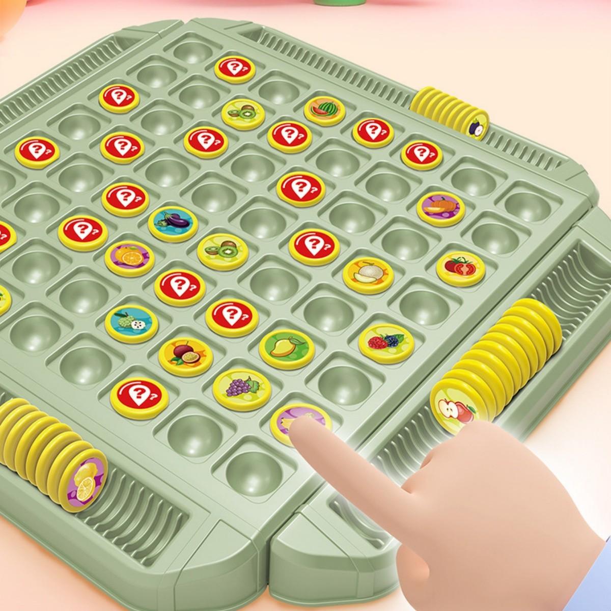 Family Fun Memory Flip Chess Set, Improves Memory Skills, Perfect for Christmas Parties, Suitable for 3-4 Players, Indoor Party Toy Family Fun Memory Flip Chess Set, Improves Memory Skills, Perfect for Christmas Parties, Suitable for 3-4 Players, Indoor Party Toy