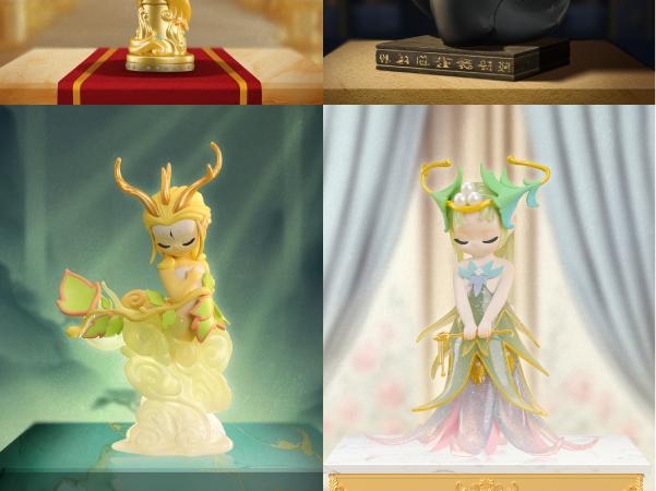 52TOYS Sleep The Treasure Gallery Series Candy Box Collectible Toy Kawaii Creative Gift Room Decor Desktop Decoration Dolls Kawaii Action Anime Figure Toys Gift