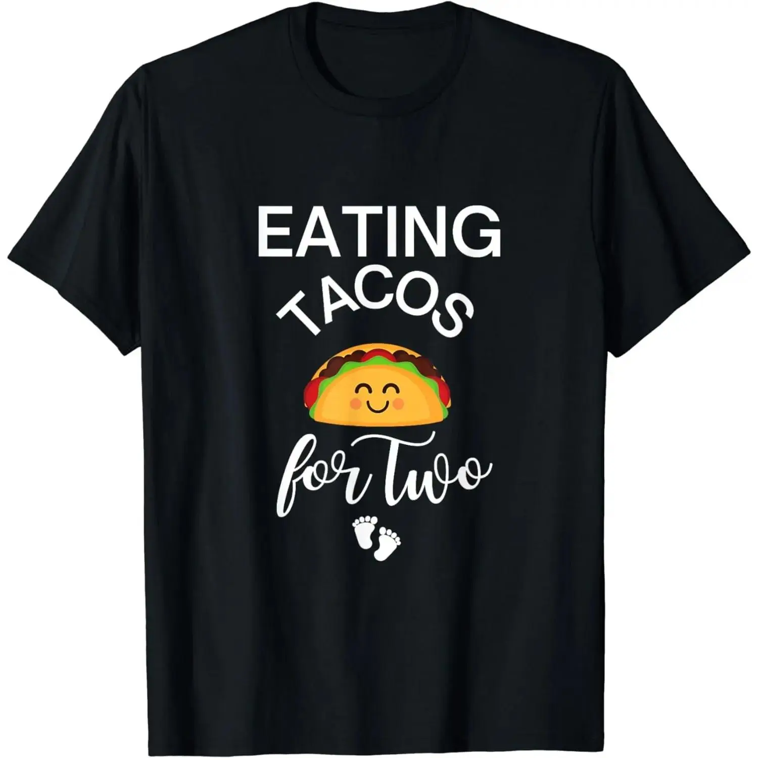 [100% Cotton]Eating Tacos for Two Maternity T-Shirt