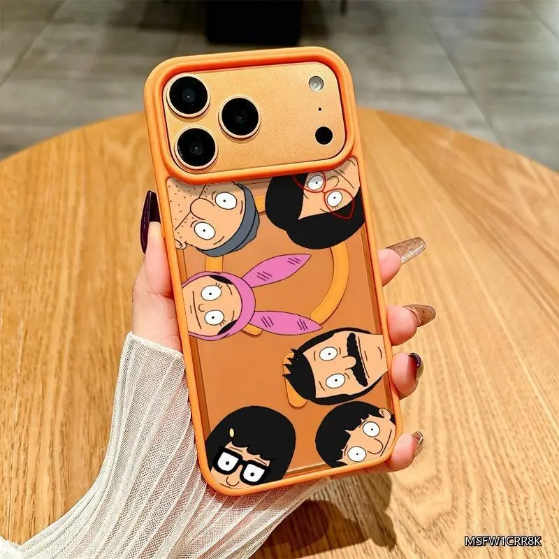 Bobs Burgers Louise Belcher "I Sold My Soul" Funny MagSafe Phone Case - Transparent, Non-Yellowing, Shockproof Soft Silicone Cover, Fits iOS iPhone Series (17,16 ProMax Plus,15,14,13,12,11,Air,E), Supports Wireless Charge