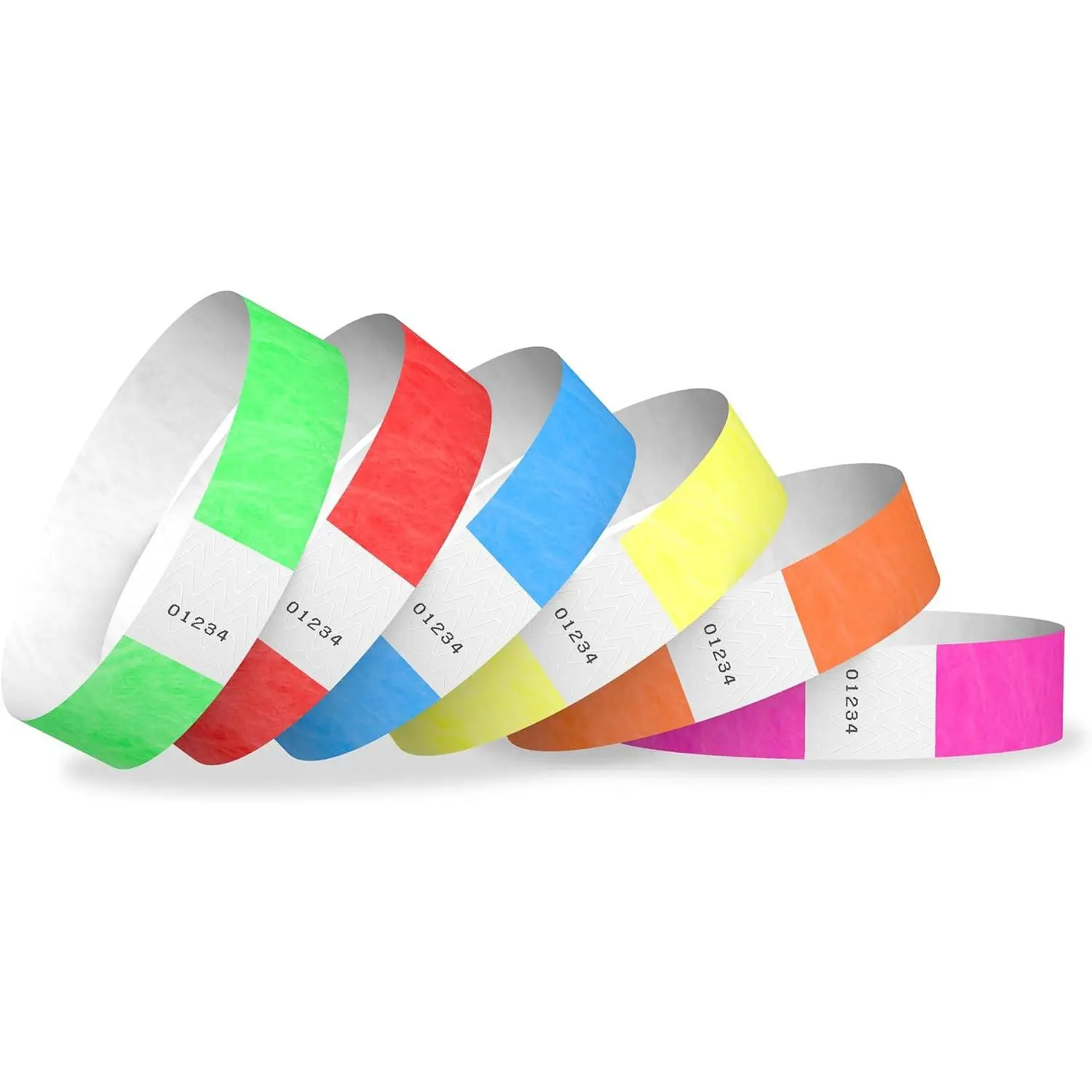 600  Tyvek Wristbands for Events, 6-Color Variety Pack | Tamper-Proof Design Prevents Reuse – -Grade Bracelets for  &  ID, Party, VIP