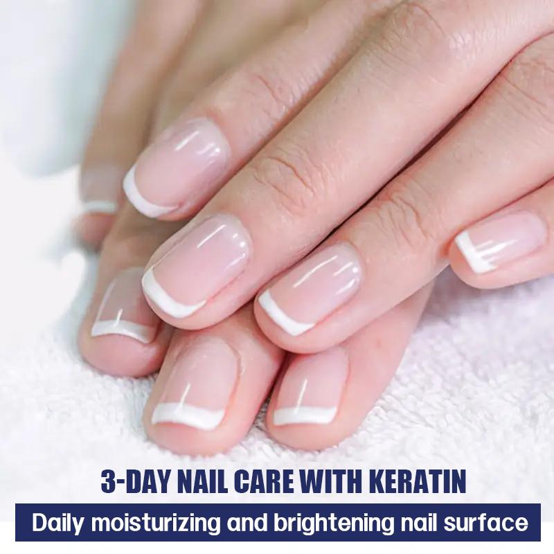 [3 bottles]ROZINO 3 Days Nail Care Keratin Amino Acid Formula for Superior Nail Nourishment Lightweight Moisture Boosting Daily Manicure 16ml