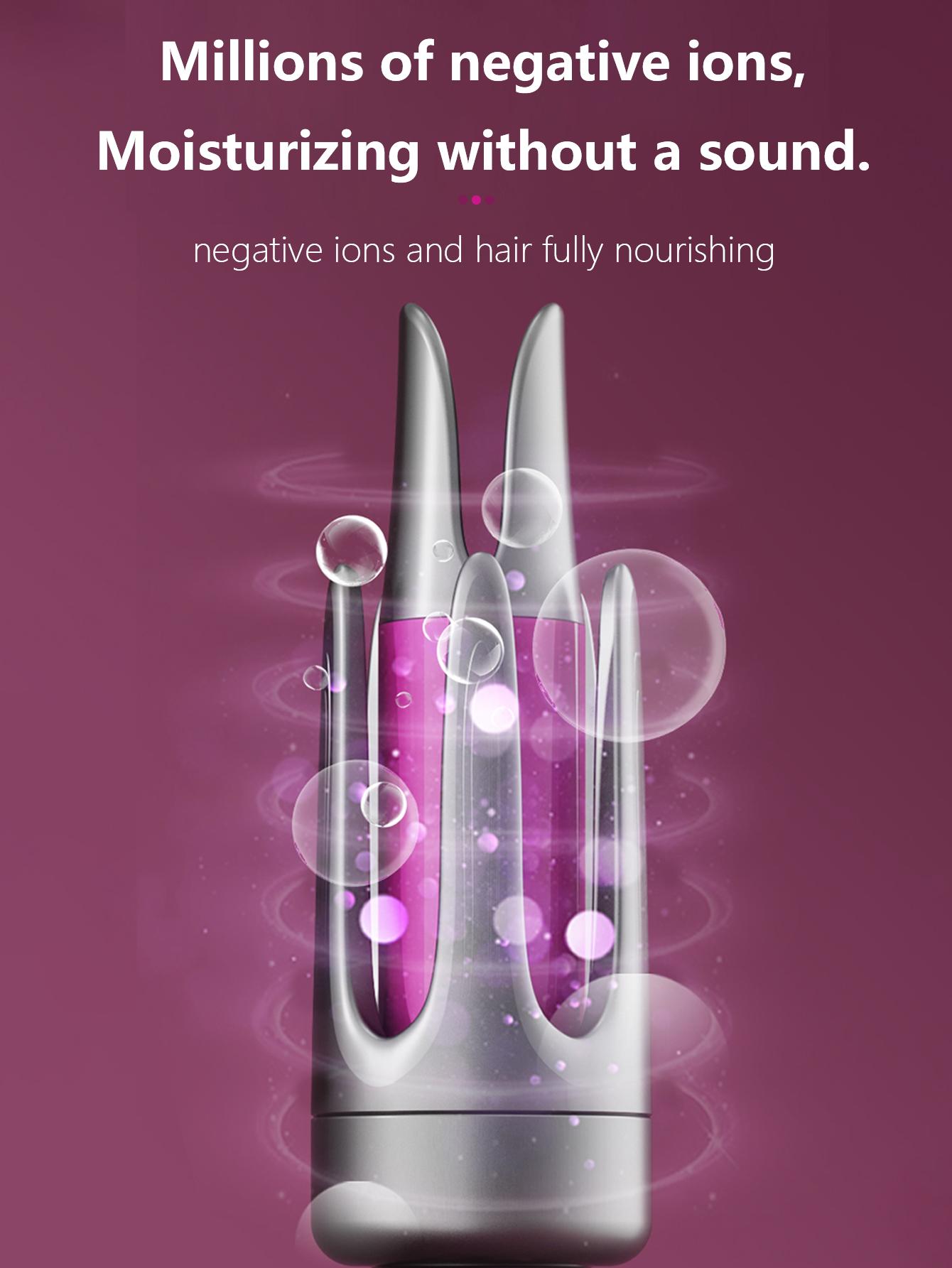 Automatic curling iron and curling iron with negative ion technology, two-way rotation, burn-proof, creates smooth, comfortable, Hollywood, and beach waves, perfect for women's Christmas gifts.