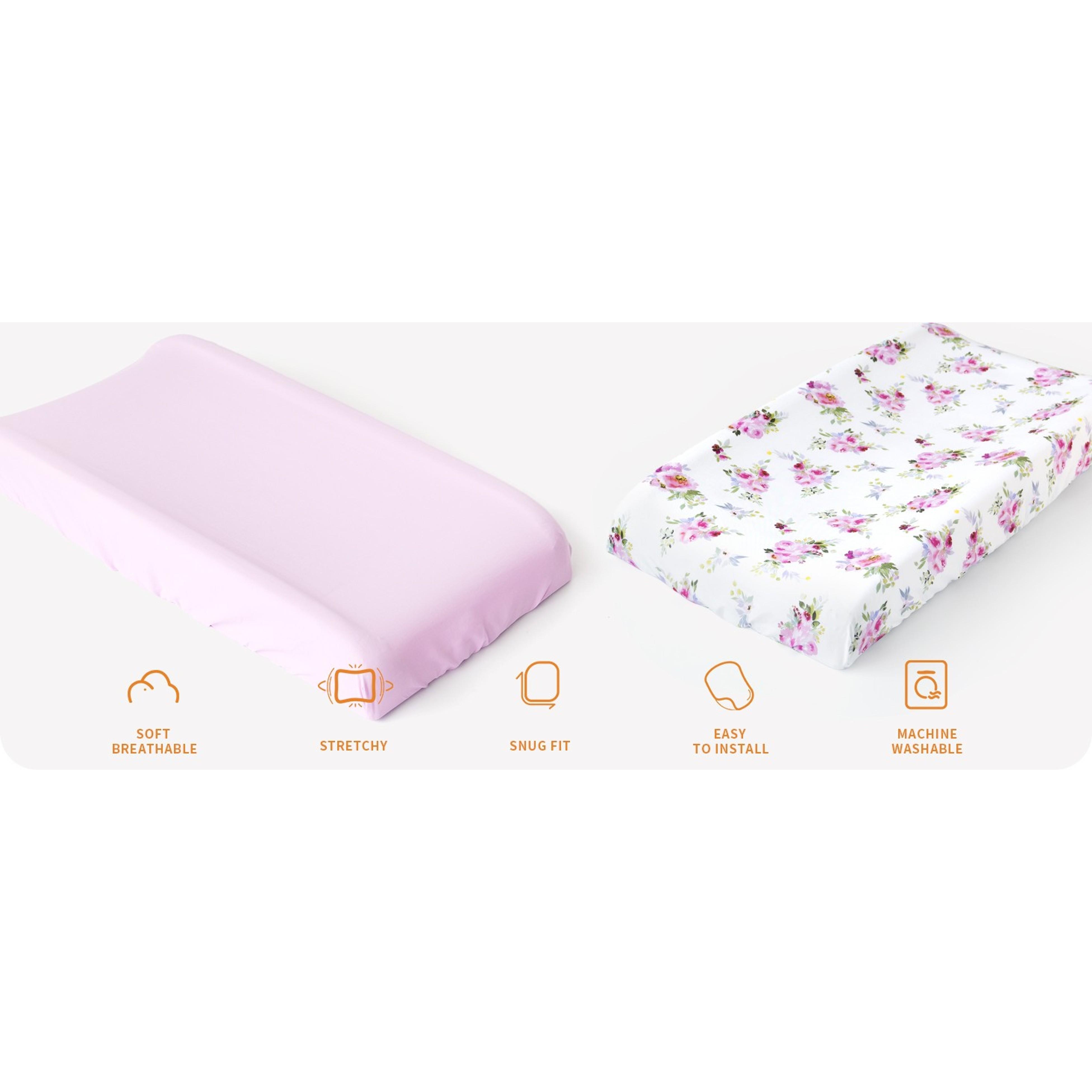 Soft Unisex Changing Pad Cover for Boys and Girls, Diaper Changing Table SheetGift